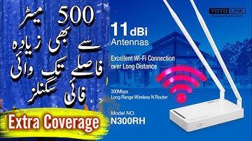 Boost Wifi Signals upto 500 Meters | Long Distance Wifi | Totolink N300RH Long Range Wifi Router |