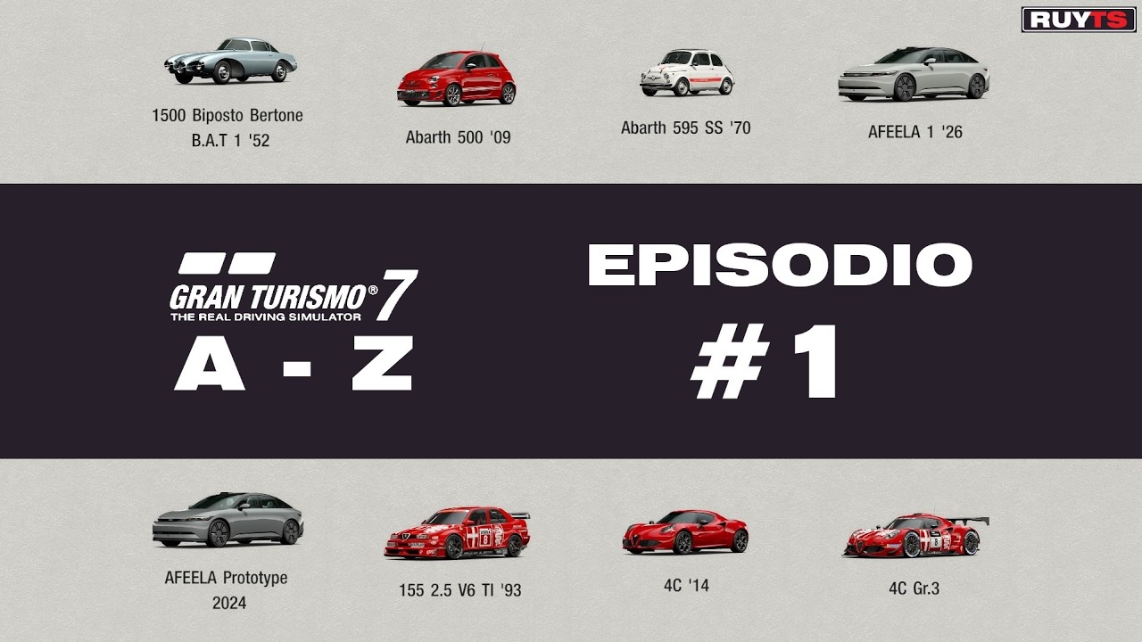 Gran Turismo 7 - Probando TODOS los COCHES de la A a la Z (Episodio 1)