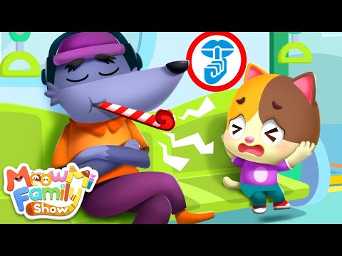 Những quy tắc an toàn khi đi tàu điện | Nhạc thiếu nhi | MeowMi Gia đình những chú mèo