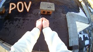 Паркур от первого лица  POV parkour