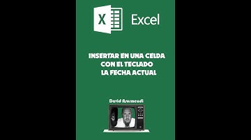 Insertar la fecha actual con el teclado en una celda de Excel. #excel #tips #tutorial #microsoft