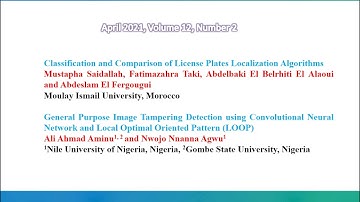 Signal & Image Processing : An International Journal (SIPIJ)