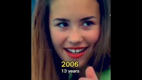 Thumbnail of The evolution of Demi Lovato #shorts #demilovato #celebrities #selenators #mileycyrus
