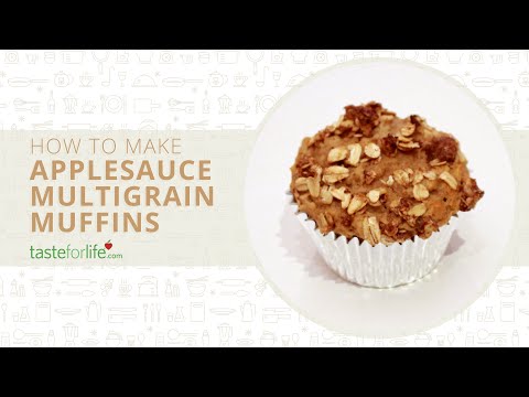 Applesauce Multigrain Muffins