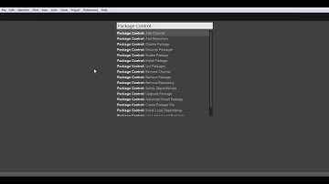 Sublime Text: Como instalar Package Control.