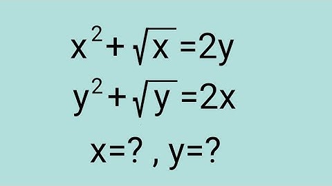 A Very Nice Math Olympiad Algebraic Question l Olympiad mathematics 