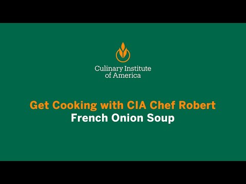 French onion soup, from the video