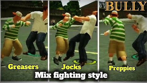 Bully AE mod - Fighting Style Mix | Greasers, Jocks, Preppies