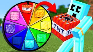 Minecraft but The WHEEL Decides my Life