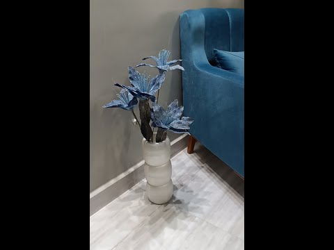 فازة ديكور من الجبس بدون قوالب