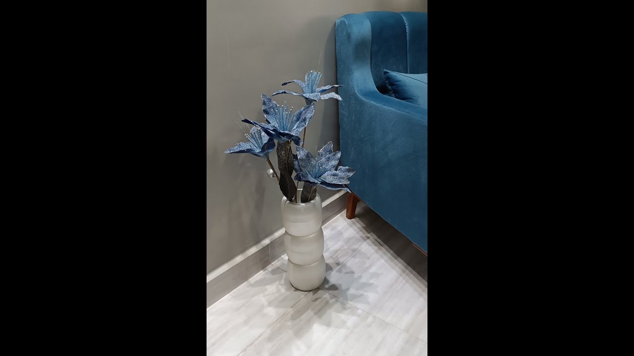 فازة ديكور من الجبس بدون قوالب 💖✨