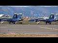 Blue Angels depart from Oakland Airport October 8, 2018