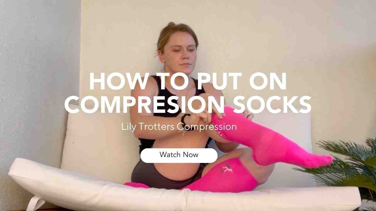 2 EASY WAYS to put on compression socks! - YouTube