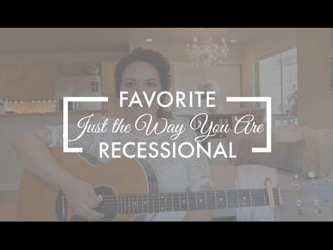 just the way you are favorite wedding recessional song tahiti