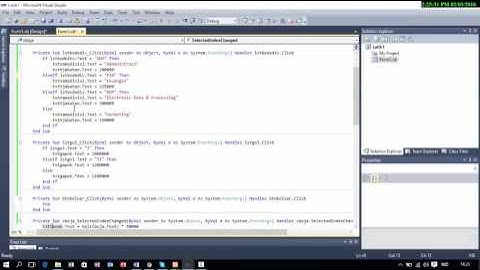 Latihan 1 VB.NET ~ Menghitung Gaji Karyawan