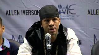 Allen Iverson announces retirement - Official Press Conference - October 30, 2013