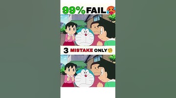 99% wrong Find 3 difference 🧠🤯.. || #find #viralvideo  #doreamongame #doraemon #trending #like