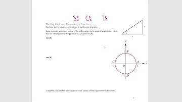 Ex14B  Defining Circular Functions Sine and Cosine