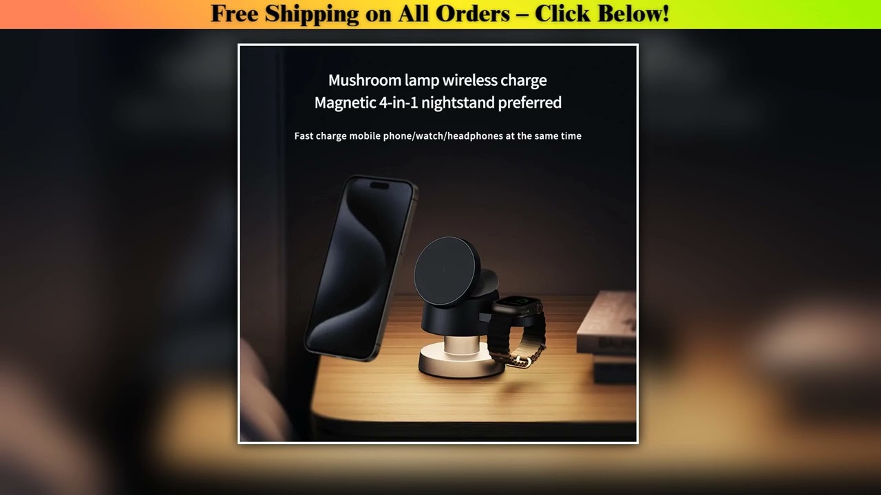 3 in 1 Wireless Charger For iPhone 16 15 14 13 12 Fast Charging Station for Apple Watch 10 9 8 7 6