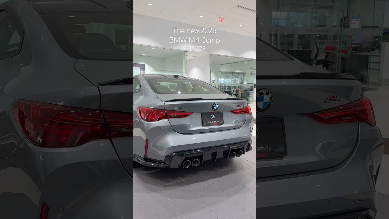 THE NEW 2026 BMW M4 COMP 