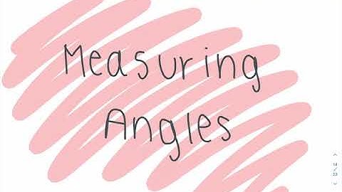 Unit 1 - Measuring Angles