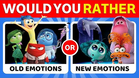 Would You Rather INSIDE OUT 2 😁😭 | INSIDE OUT 2 Movie Quiz