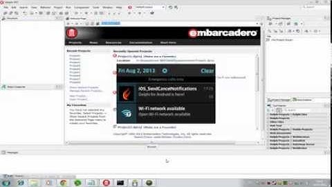 Delphi XE5: Уведомления (Оповещения)