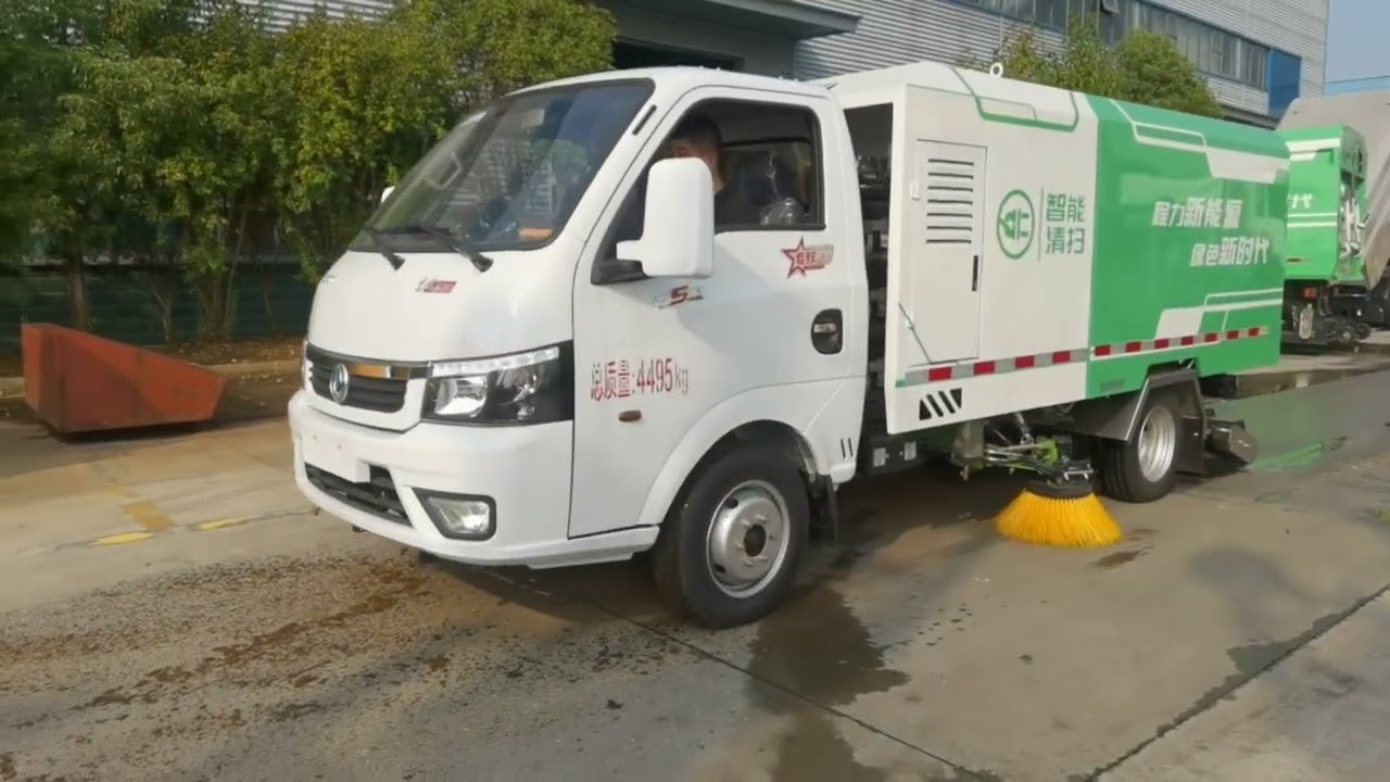 Electric power road sweeper truck for sale,WhatsApp: +86 13329899995