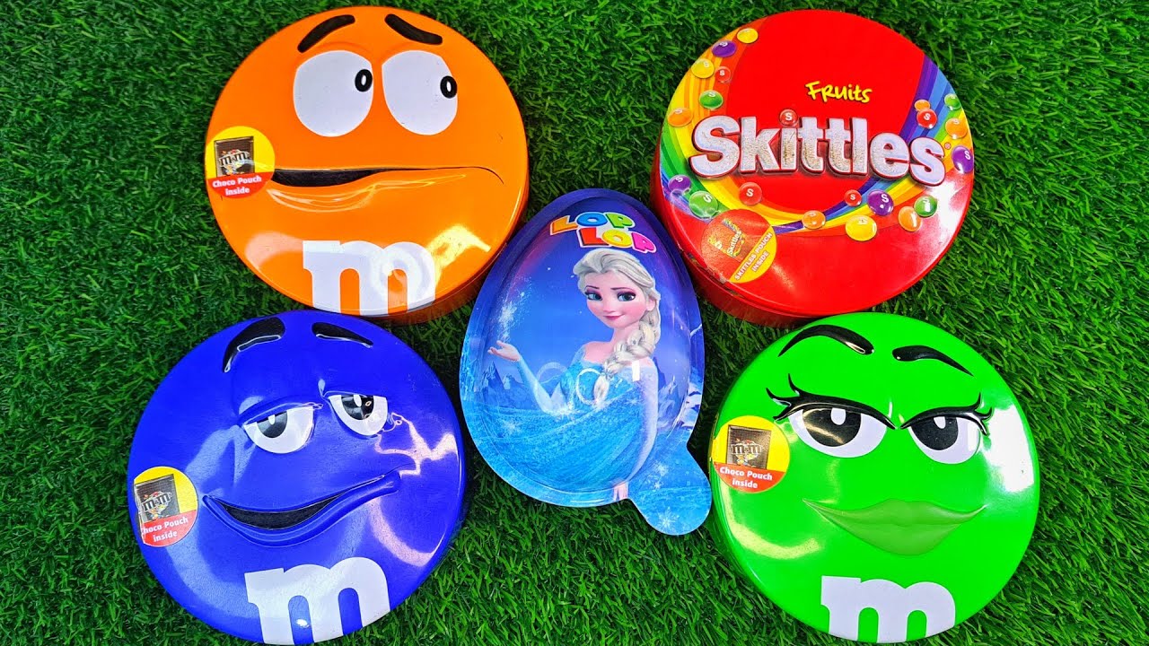 Satisfying Video | Mesmerizing Unpacking Sweet Rainbow M&M'S Candy From Mystery Containers ASMR