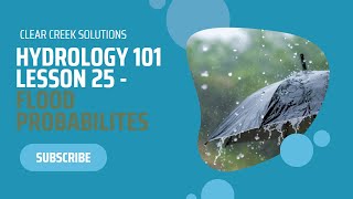 FLOOD PROBABILITIES | Hydrology Education Episode 25