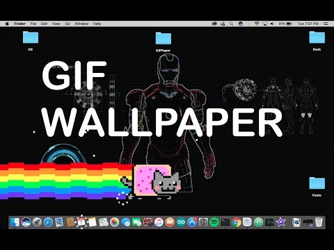 Setting GIF as Animated Desktop BackGround on Mac 