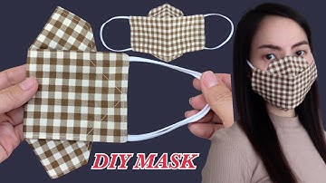 Diy New Design 3D Face Mask No Fog On Glasses Breathable Mask Very Simple And Easy Sewing Tutorial |