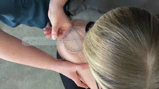 Measuring ROM- Shoulder Horizontal Adduction