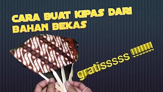 kreatifitas ide kreatif membuat kipas dari bambu dan kain #idekreatif #kreatif #tutorial #youtube