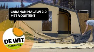 Cabanon Malawi 2.0 vouwwagen met wagentent en voortent opzetten