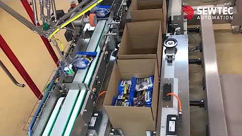 Case Packing Pouches, Serialisation Labelling - Sewtec Automation