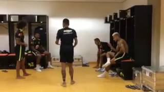 Brazil Squad Dance• Marcelo• Neymar • etc.