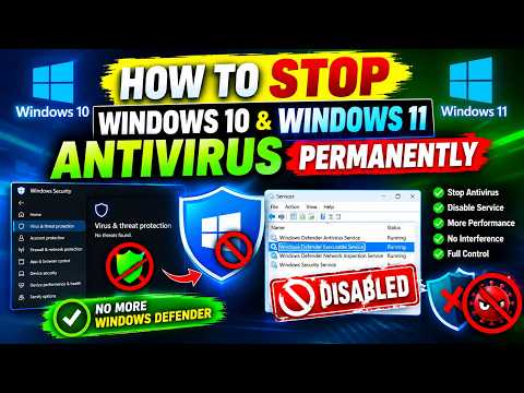 How To Stop Windows 10 And 11 Antivirus Forever_ Disable Anti-Malware Executable Service