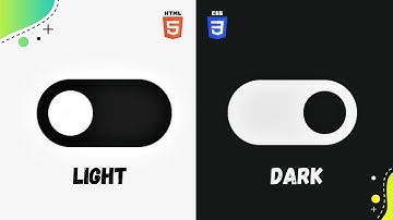 How to make CSS Switch / toggle / custom checkbox✅ | Dark Mode tutorial |