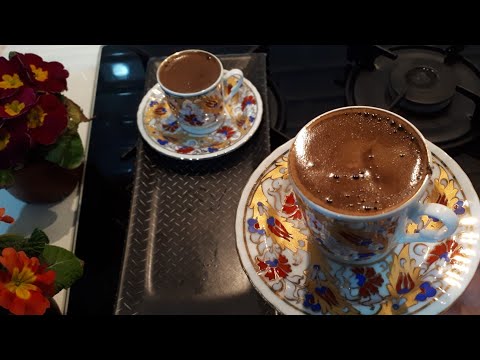 Bol Köpüklü Türk Kahvesi Nasıl Yapılır Türk Kahvesi Sade kahve şekerli kahve Tarifi
