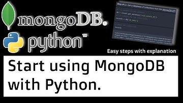 MongoDB with Python. How to start using NoSQL
