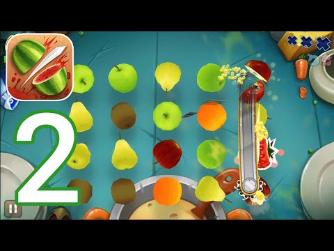 Fruit Ninja Gameplay Walkthrough Part 2 Kitchen Dojo Chainsaw Blade IOS Android