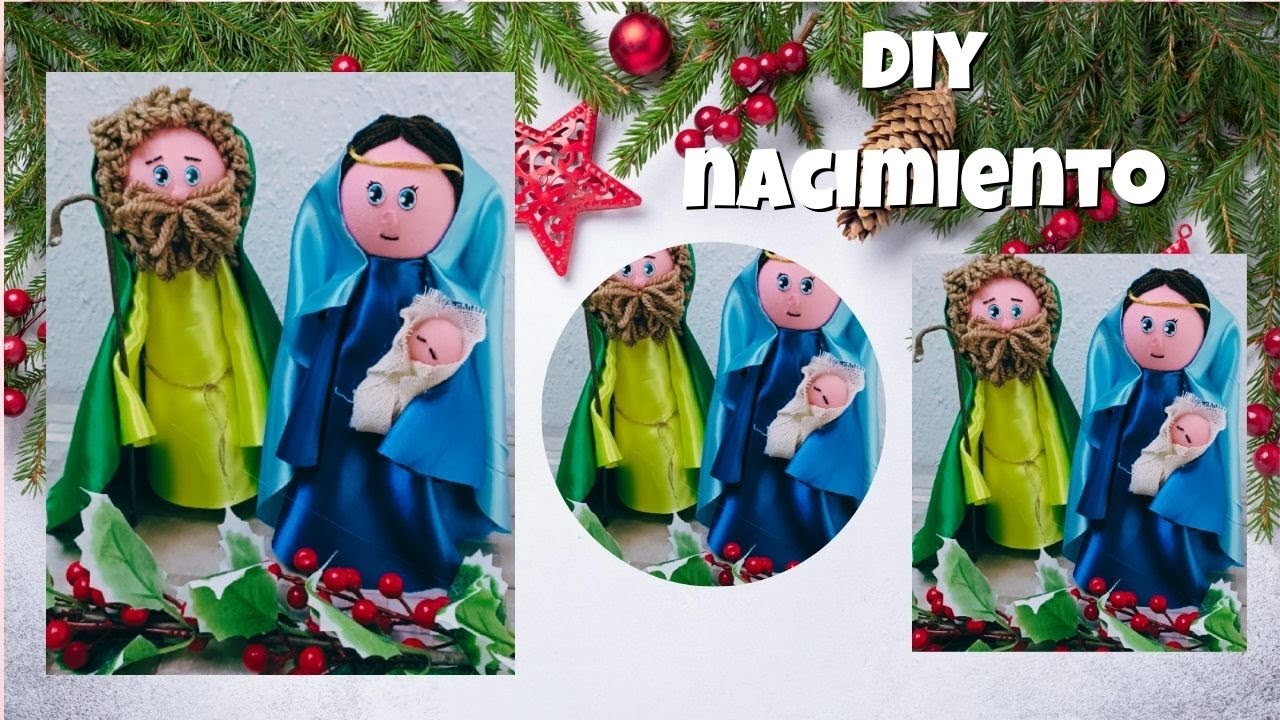 DIY NACIMIENTO NAVIDEÑO con cartón reciclado  / DIY para NAVIDAD 🎄☃⛄