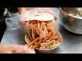 Chinese Street Food Cold Noodle Sandwich