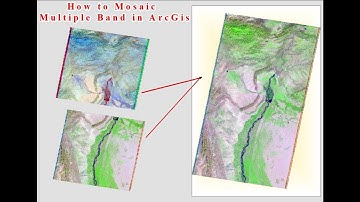 How to mosaic landsat images in ArcGis in urdu/hindi || Lecture Number 14