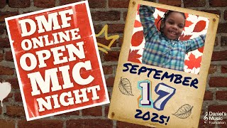 DMF Online Open Mic Night on September 17, 2025
We invite you to enjoy a variety of live performances from our Open Mic Night hosted on the DMF Online Community on September 17, 2025.
To register for upcoming DMF Online Live Events, click the link below:
https://www.danielsmusic.org/virtualcommunity/live-events
To view lyrics from tonights performances: https://ww2.danielsmusic.org/open-mic-night-lyrics-91725
To view previous DMF Online Live Events: https://www.youtube.com/playlist?list=PLlXPtaw2ijNAPW0Wo9igWpdyH5o0YJbd_
Follow Us/Like Us/Subscribe:
Facebook: https://www.facebook.com/danielsmusicfoundation/
Instagram: https://www.instagram.com/dmfmusic/
Twitter: https://twitter.com/DanielsMusicFdn
YouTube: https://www.youtube.com/channel/UCp30ob_W2ec2ok8mfitep8A
Want to Get More Involved in DMF? https://www.danielsmusic.org/forms/volunteer-interest
About the DMF Online Community:
The DMF Online Community was launched on May 15, 2020. A place where individuals of all abilities can connect, engage, and celebrate the joy of music together. It is broken out into three areas: A) DMF On-Demand is a resource for fun, interactive, recreational music, movement activities, and more. B) Virtual Live Events are a way to keep everyone connected through music, regardless of where they are or what’s happening in the world. C) Virtual lessons and small group classes provide an opportunity for more individuals to experience the joy of music, in the comfort of their own homes at an affordable price. https://www.danielsmusic.org/virtualcommunity
About Daniel’s Music Foundation:
Daniel’s Music Foundation was founded in 2006 by the Trush Family to empower individuals with disabilities through music, after one of five undetected brain aneurysms burst inside their son, Daniel’s head. Today, we serve thousands of individuals – locally at our 8,700 square-foot music center in NYC, and nationally through the DMF Online Community. Our mission is to provide a comfortable, educational, and social environment in which individuals of all abilities can enjoy, learn, and practice the joy of music together.
Through our Disability Awareness platform, which includes presentations about differences, our music festival that celebrates Disability Pride Month - Hello Inclusion, our global award show - The Danny Awards, and our record label - Just Call Me By My Name®, we are challenging stereotypes about individuals with disabilities and working to build a more inclusive society for all. As an organization, we are passionately committed to providing access to music for all, as well as changing perception and diminishing isolation for individuals with disabilities.
#virtual #livemusic #openmic DMF Online Open Mic Night on September 17, 2025