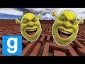 SHREK CHASES US OUT OF MAZE! (gmod nextbot)