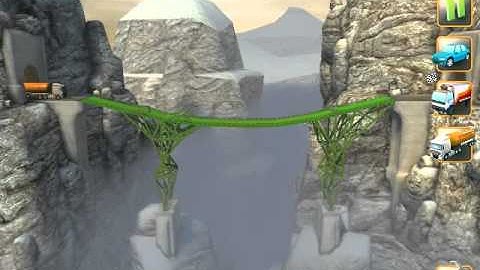 Bridge Constructor: Eastern Mainland: Bridge 7: Tank Proof