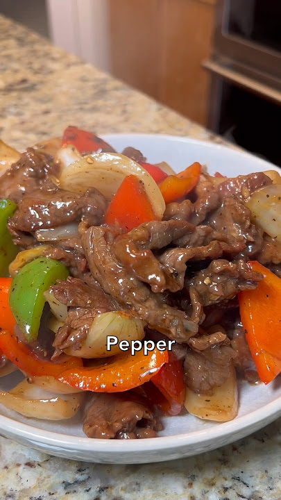 Better than takeout Black Pepper Beef 🤤