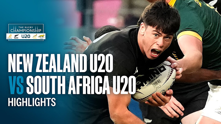 HIGHLIGHTS | New Zealand U20 v South Africa U20 | U20 Rugby Championship, 2025